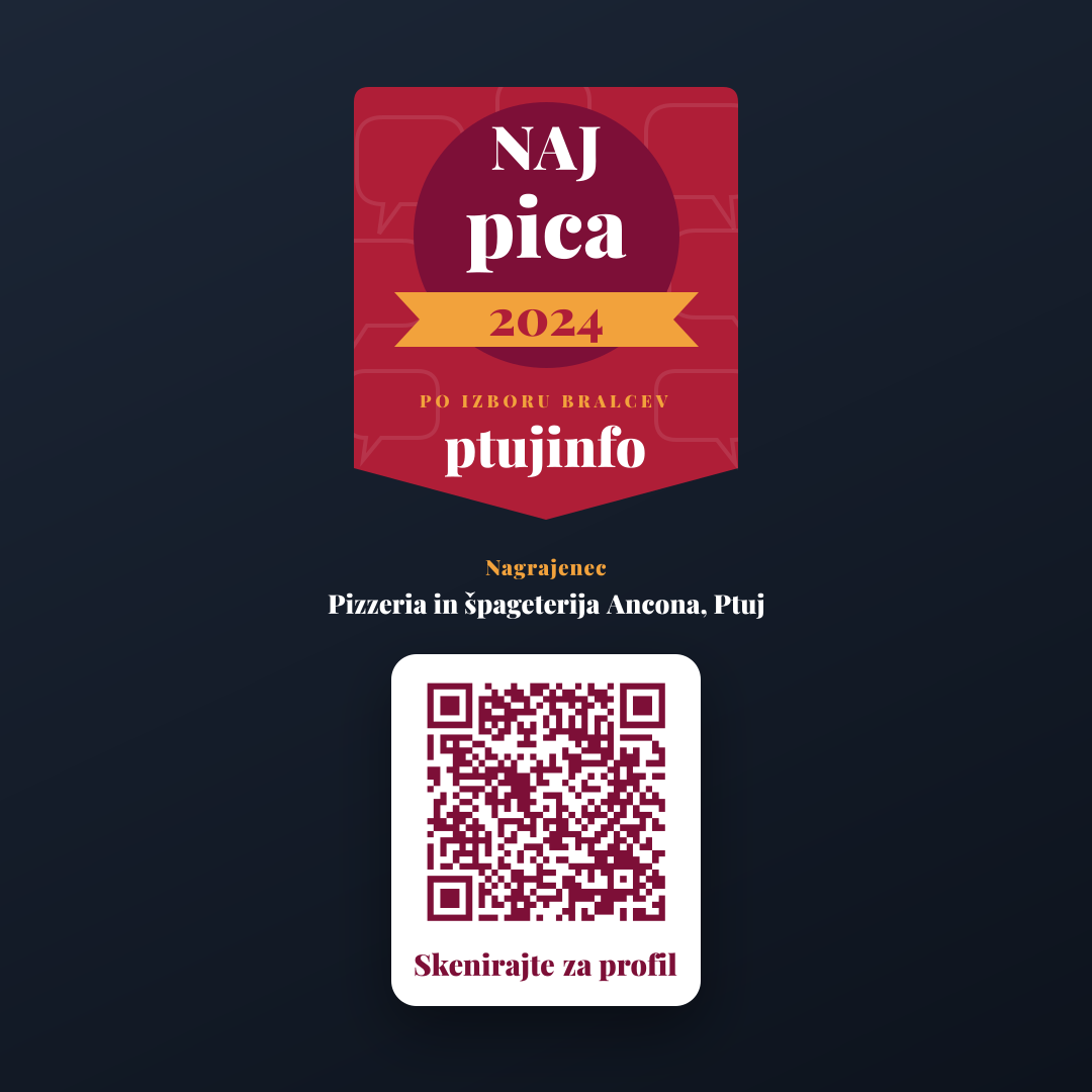 Predogled (Instagram / FB objava) za Pizzeria in špageterija Ancona, Ptuj